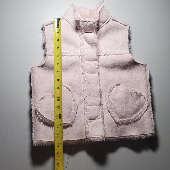 Gymboree Faux Suede Pink Vest Sz M (4 yrs) - Picture 12 of 16